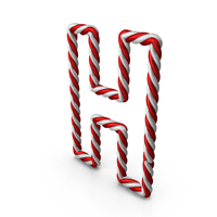 Christmas Rope Letter H PNG & PSD Images
