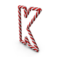 Christmas Rope Letter K PNG & PSD Images