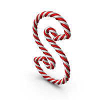 Christmas Rope Letter S PNG & PSD Images