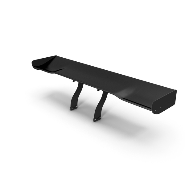 Carbon Fibre Rear Spoiler PNG & PSD Images