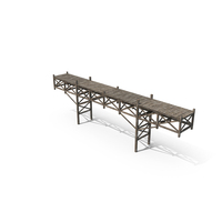 Pedestrian Wooden Bridge PNG & PSD Images