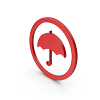Red Keep Dry Icon PNG & PSD Images