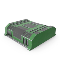 SciFi Element Green PNG & PSD Images
