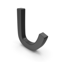 Black Japanese Hiragana SHI PNG & PSD Images