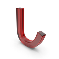 Red Glass Japanese Hiragana SHI PNG & PSD Images