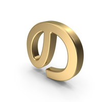 Japanese Hiragana NO Gold PNG & PSD Images