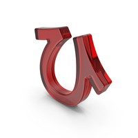 Japanese Hiragana HI Red Glass PNG & PSD Images
