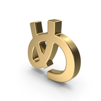 Japanese Hiragana ME Gold PNG & PSD Images
