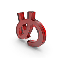 Red Glass Japanese Hiragana ME PNG & PSD Images