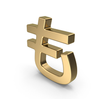 Gold Japanese Hiragana MO PNG & PSD Images
