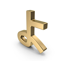 Gold Japanese Hiragana YO PNG & PSD Images