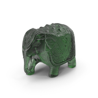 Transparent Green Elephant Statue PNG & PSD Images