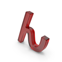 Red Glass Japanese Hiragana N PNG & PSD Images