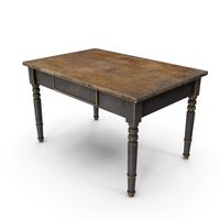 Old Black Table PNG & PSD Images