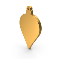 Gold Christmas Decoration Ball Icon PNG & PSD Images