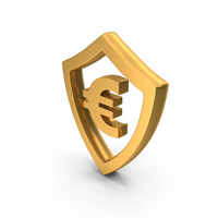 Secure Euro Loan Gold PNG & PSD Images