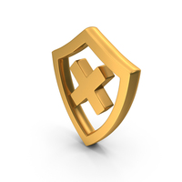 Gold Secure Not Allowed Symbol PNG & PSD Images