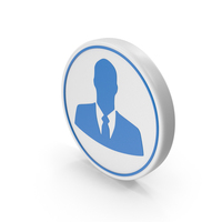 Blue & White Round Call Center Symbol PNG & PSD Images