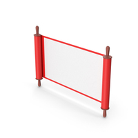 Red Scroll Paper PNG & PSD Images