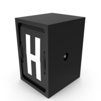 Flip Indicator Letter H PNG & PSD Images