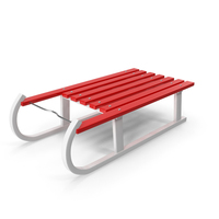Red And White Sledge PNG & PSD Images