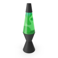 Green Lava Lamp PNG & PSD Images