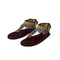 African Women Sandals PNG & PSD Images