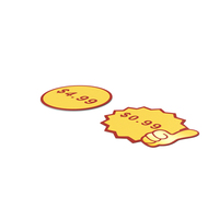 Paper Price Tags with Editable Text PNG & PSD Images