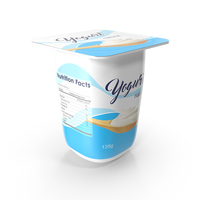 Yogurt Plastic Cup Mockup PNG & PSD Images
