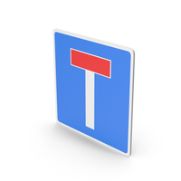No Through Road Sign PNG & PSD Images