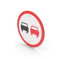 No Overtaking Road Sign PNG & PSD Images