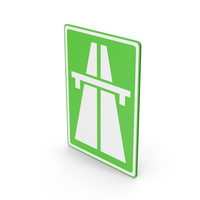 Green Expressway Road Sign PNG & PSD Images