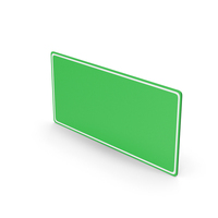 Green Horizontal Road Sign PNG & PSD Images