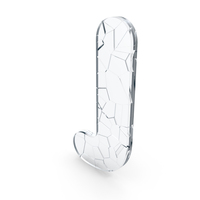 Broken Glass Letter J PNG & PSD Images