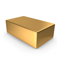 Gold Rectangular Prism PNG & PSD Images