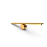 Simple Seesaw Gold PNG & PSD Images