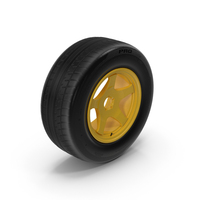 Car Wheel Yellow PNG & PSD Images