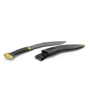 Classic Kukri Knife PNG & PSD Images