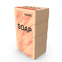 沐浴肥皂4包通用PNG和PSD图像