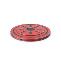 SciFi Element Metal Painted Red PNG & PSD Images