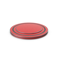 SciFi Element Metal Painted Red PNG & PSD Images