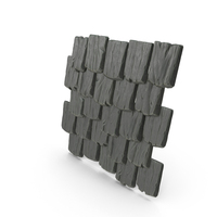 Stylized Wooden Planks Roof - Dark wood PNG & PSD Images