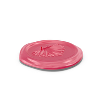 Pink Wax Stamp With Symbol PNG & PSD Images
