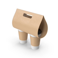 Paper Coffee Cup Carrier PNG & PSD Images