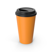 Coffee Cup Orange PNG & PSD Images