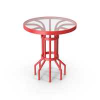 Red Round Table PNG & PSD Images