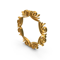Gold Wreaths Frame PNG & PSD Images