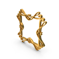 Gold Wreaths Frame PNG & PSD Images