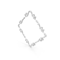 White Wreaths Frame PNG & PSD Images