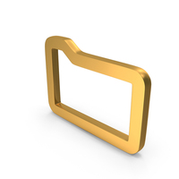 Gold Folder Icon PNG & PSD Images